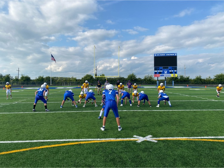 image of DMS football scrimmage