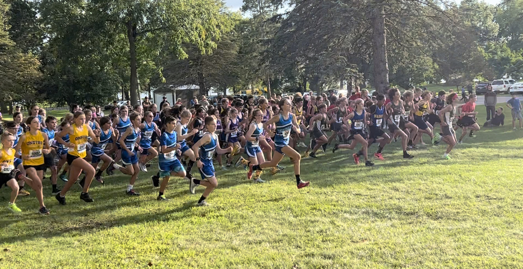 Image of Dundee runners at the Hillsdale Jamboree